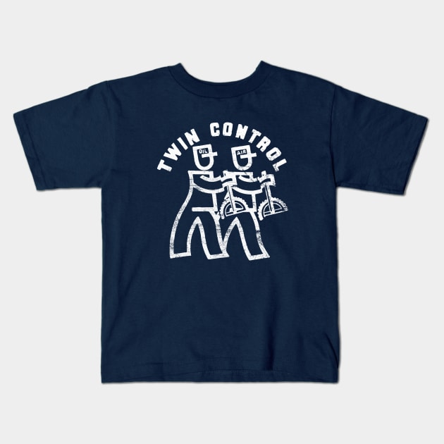 Twin Control Kids T-Shirt by vokoban